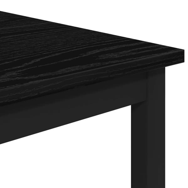 Barbord 52 x 52 x 90 cm Konstruerat trä Svart ek Rektangulär