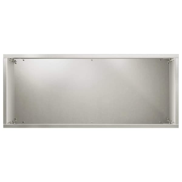 Trädgårdsplanterare Silver 50 x 20 x 75 cm Rostfritt stål