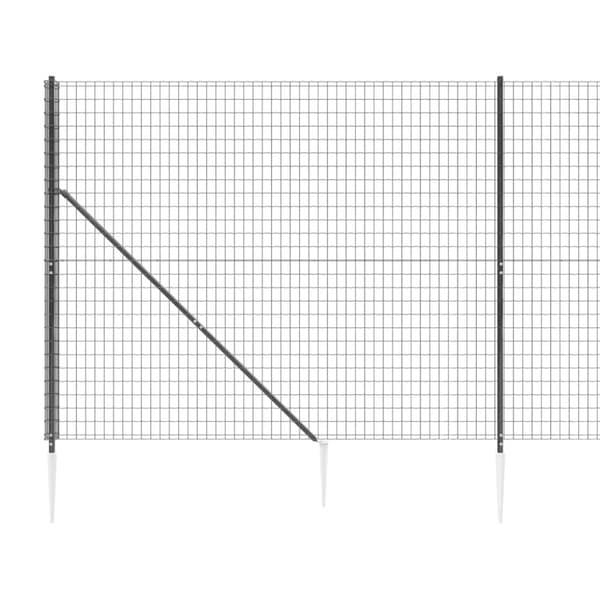 Stängsel med markspett antracit 2x25 m