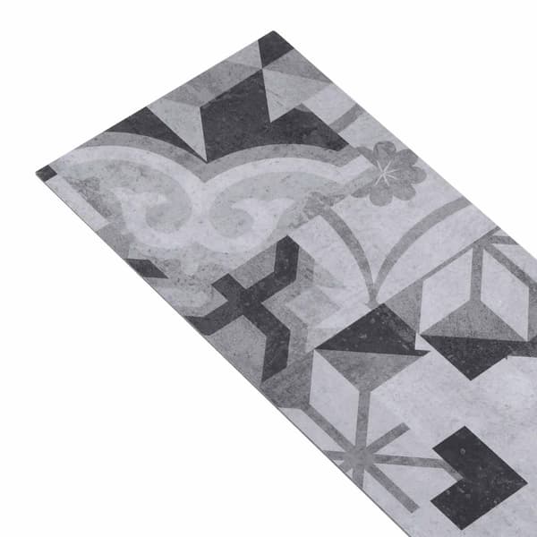 Golvplankor 36 pcs Grå 5,02 m² PVC