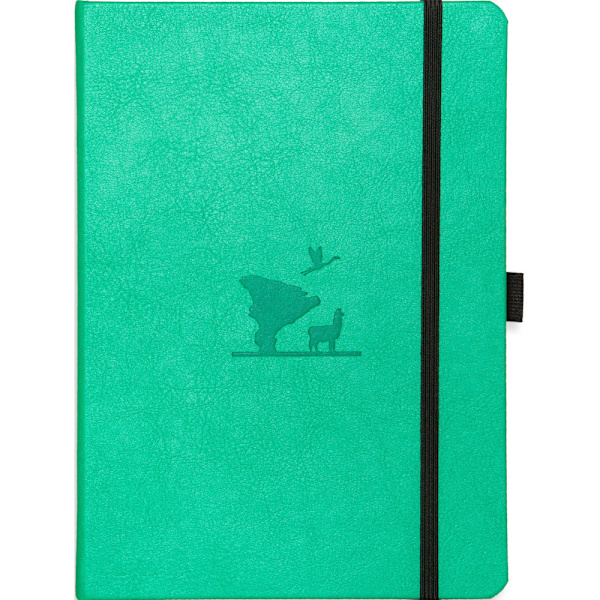Dingbats* Earth A5+ Dotted - Emerald Eduardo Avaroa Notebook
