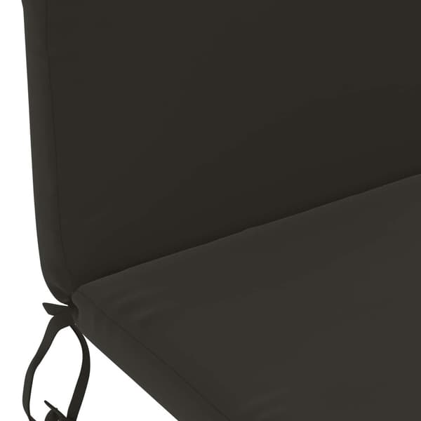 Solsängkudde GEMERT 100% Polyester Svart 47 x 131 x 5 cm