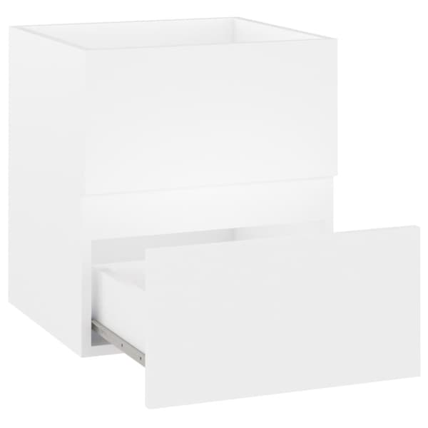 Tvättställsskåp vit 41x38,5x45 cm konstruerat trä