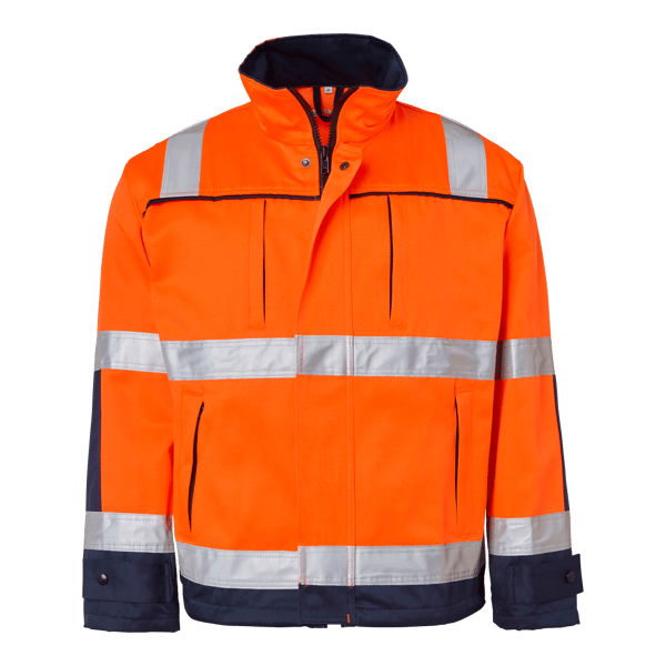 3816 Jacket Fluorescent orange/navy Unisex