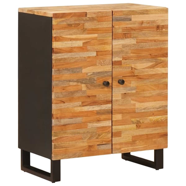 Sideboard 3 pcs Brun 60 x 33 x 75 cm Massivt mangoträ