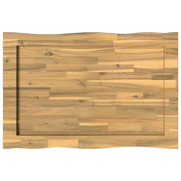 Rektangulärt Bordsskiva 90 x 50 x 3,5 cm Rektangulär Vit