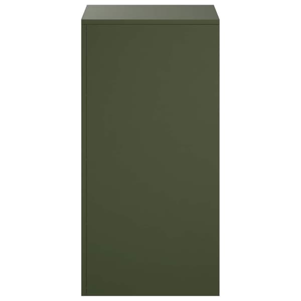 Växtställ 2 pcs Olivgrön 40 x 40 x 80 cm Stål