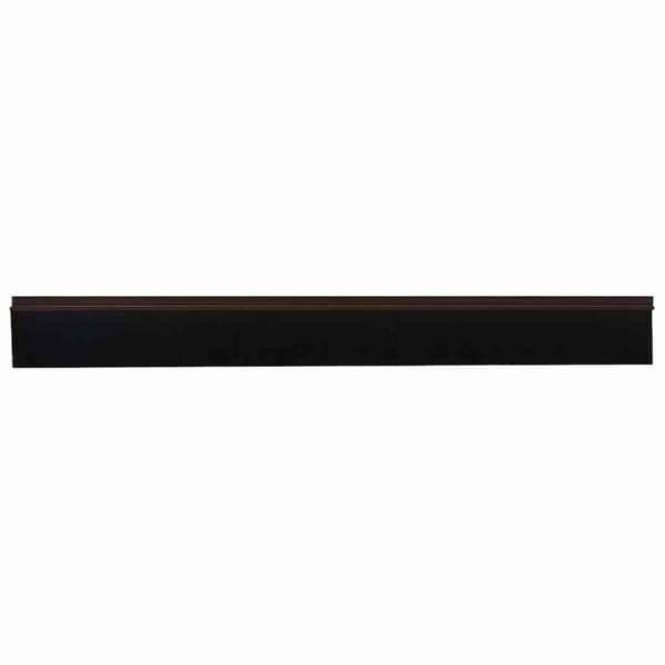 Självhäftande dörrborstlist 12 pcs Brun 100 cm
