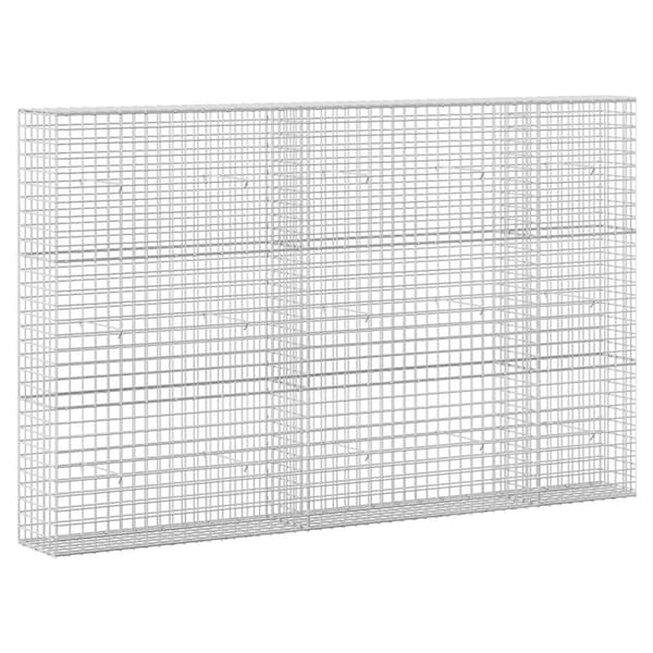 Gabion med 5 mm tråd och 5x5 cm nät 250x30x150 cm