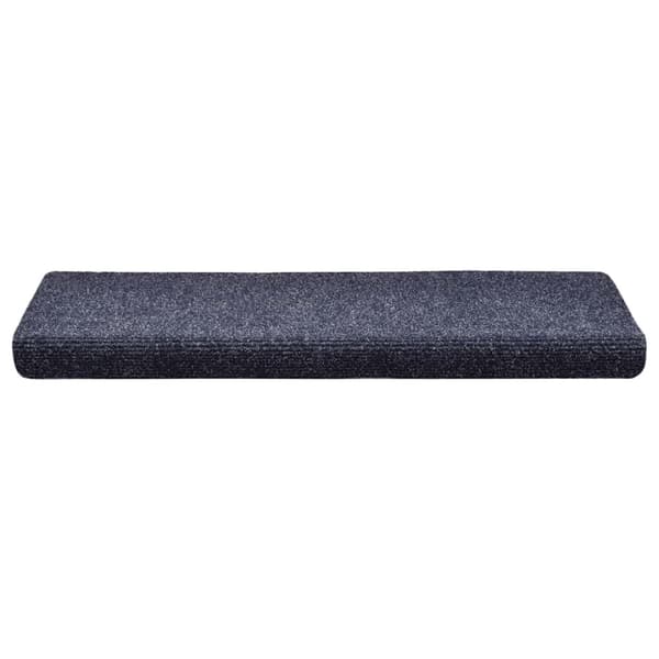 Trappmattor självhäftande 30 st 65x21x4 cm blå rektangulär kant
