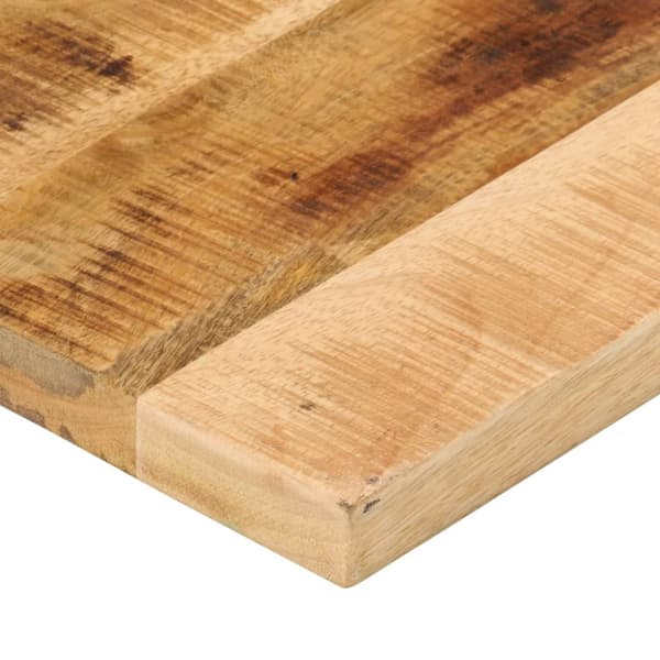 Bordsskiva 140x30x2,5 cm rektangulär massivt grovt mangoträ