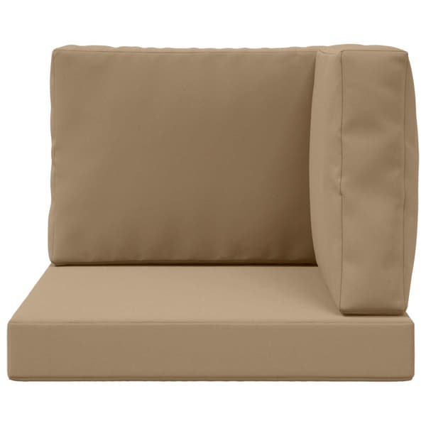 Utomhus Soffa Kudde 3 pcs Taupe Polyester