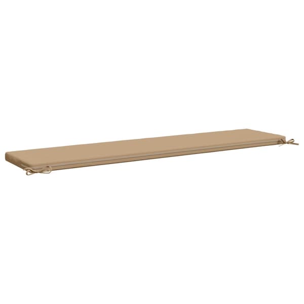 Bänk kudde SOEST 100% Polyester Sand 180 x 40 x 5 cm