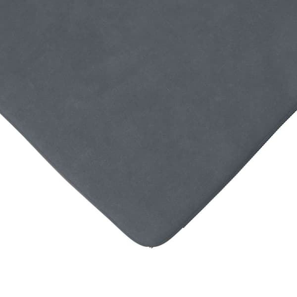 Sittkuddar 4 pcs Mörkgrå 40 x 40 x 3 cm Sammet