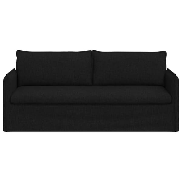 Soffa Svart 196 x 82 x 85 cm tyg