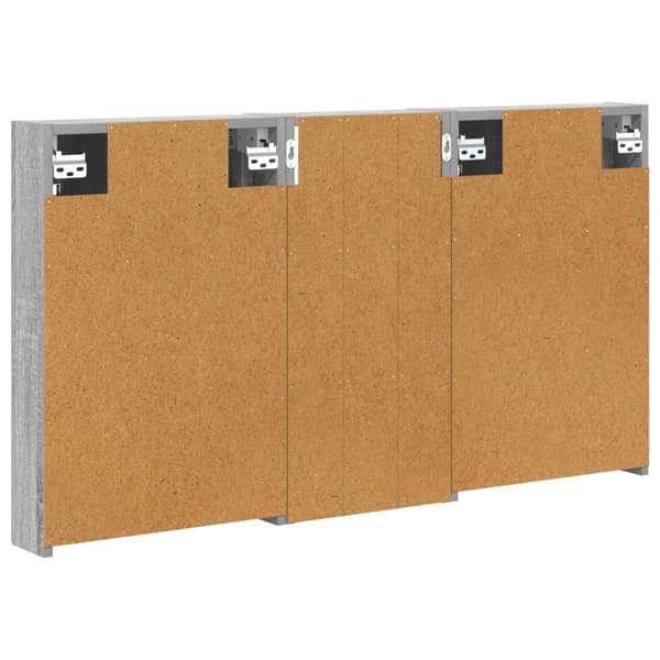 Badrumsskåpsset 3 st 110 x 10,5 x 60,5 cm Konstruerat trä