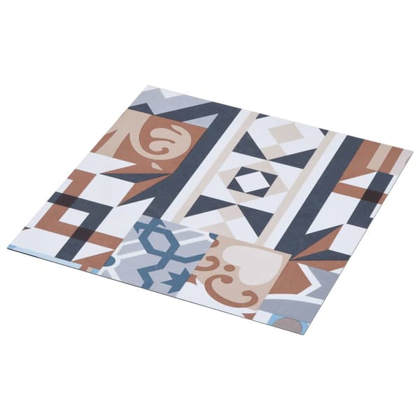 Golvplankor 55 pcs Flerfärgsdesign 5,11 m² PVC