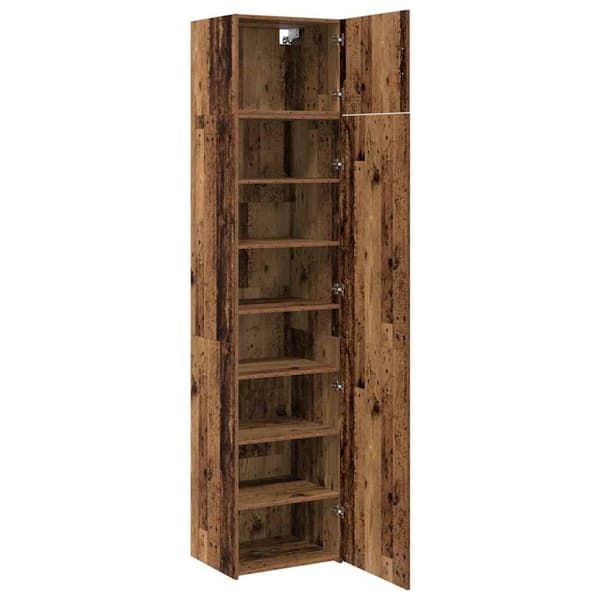 Sideboard 2 st Gammalt trä 50 x 41 x 225 cm