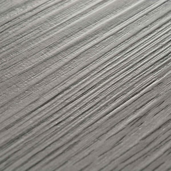 Golvplankor 18 pcs Mörkgrå 2,51 m² PVC