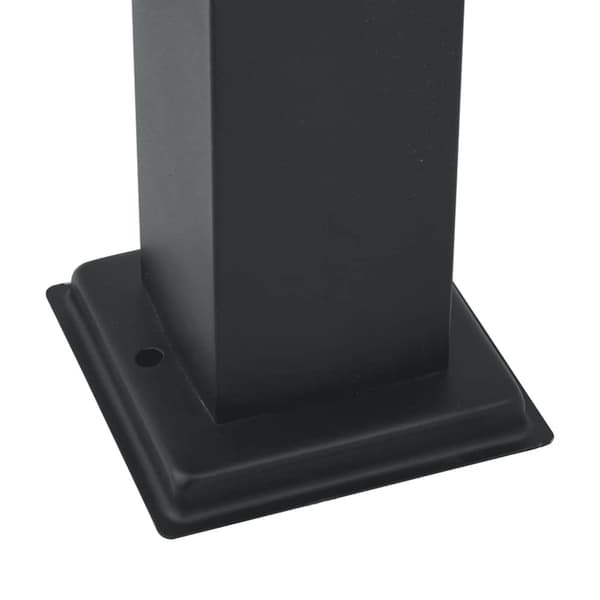Pollare med sensor 3 st 110 cm svart IP44