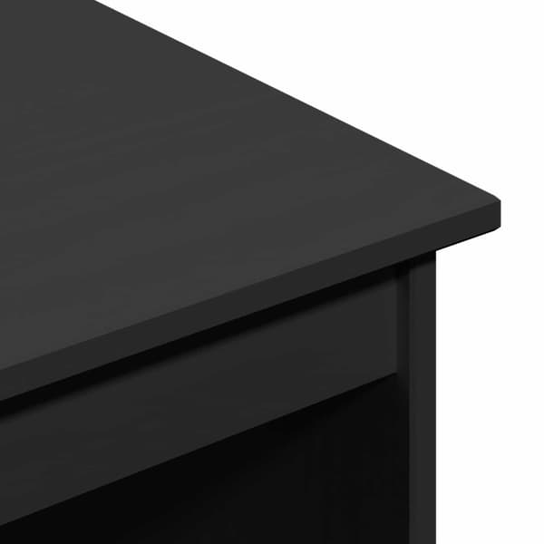 Skrivbord och rullskåpsset MOSS 2 st Svart