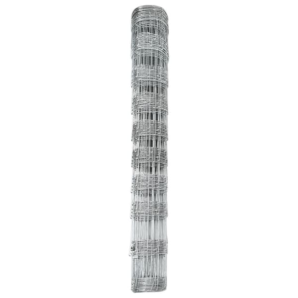 Stängsel för åker / äng Silver 50 x 1 m Galvaniserat stål