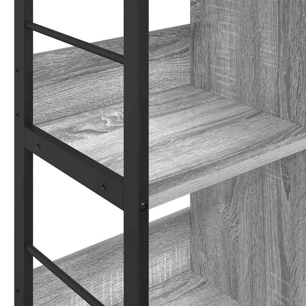 Hyllsystem Grå Sonoma 102 x 32 x 72,5 cm Konstruerat trä