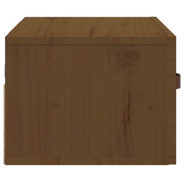 Väggmonterade sängbord Honungsbrun 40x29,5x22 cm