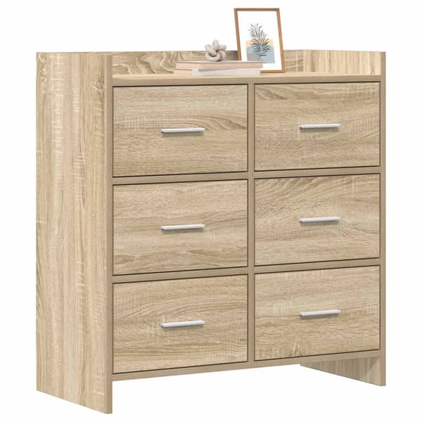 Sideboard Sonoma-ek 75 x 33 x 80 cm Konstruerat trä
