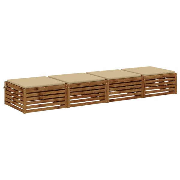 4-delade Sittdynor SOEST 4 st 100% Polyester Beige