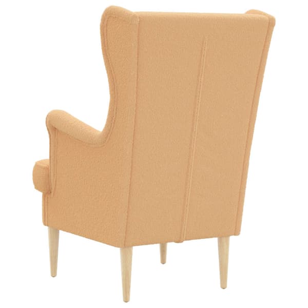 fåtölj Beige tyg