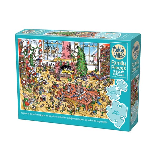 Elves at Work, Pussel, 350 bitar, Cobble Hill