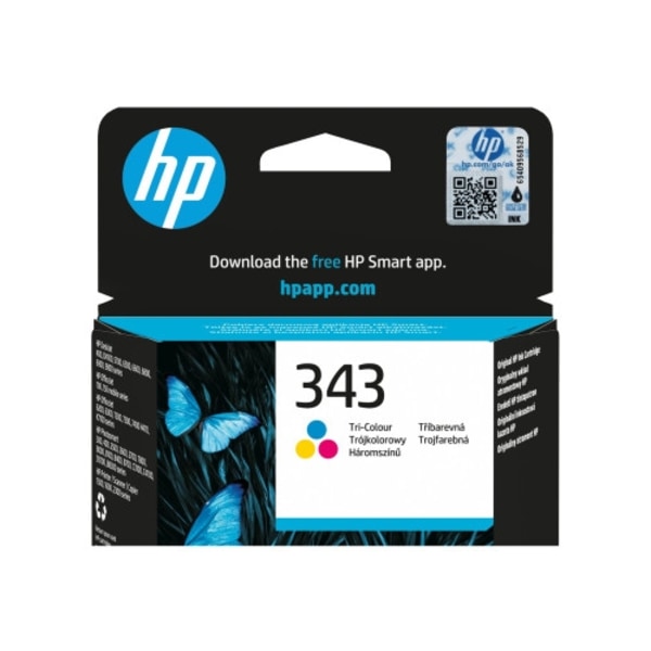 HP 343 - färg (cyan, magenta, gul) - original - bläckpatron