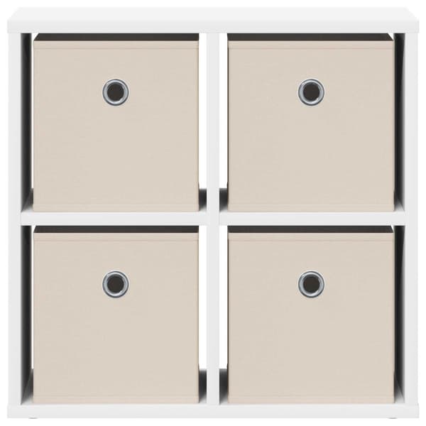 Sideboard med låda Vit 49,5 x 22 x 47 cm