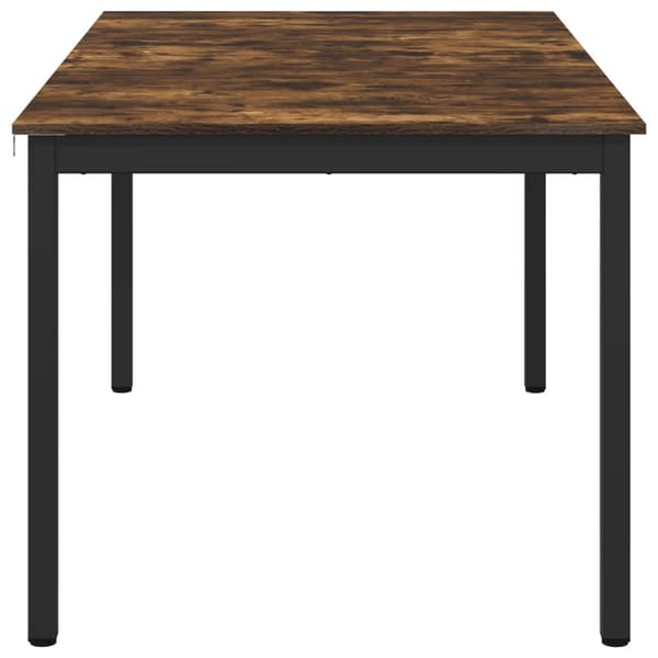 Matbord 150 x 90 x 75 cm Konstruerat trä Rökt ek Rektangulär