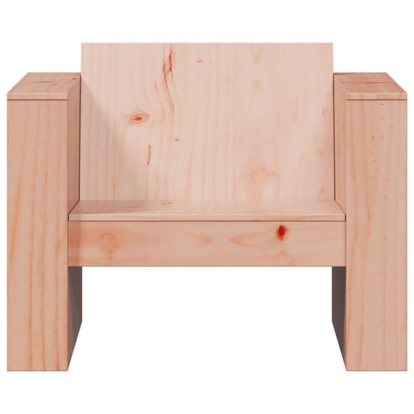Trädgårdsfåtölj 79x60x62 cm massivt douglasträ