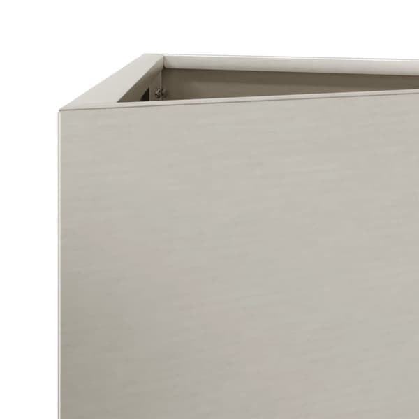 Odlingslådor 2 st triangulär 40x34,5x75 cm väderbeständigt stål