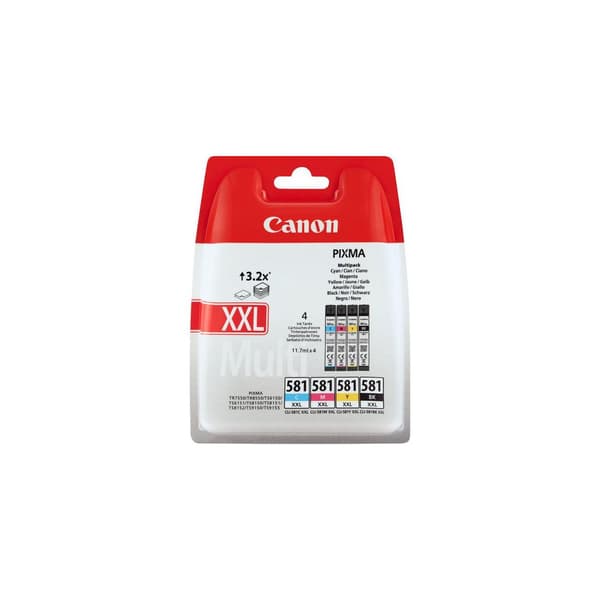 Bläckpatron CANON CLI-581XXL bkcmy4/fp