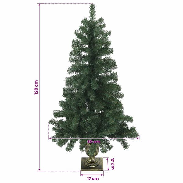 Mini julgran 120 cm PVC Grön