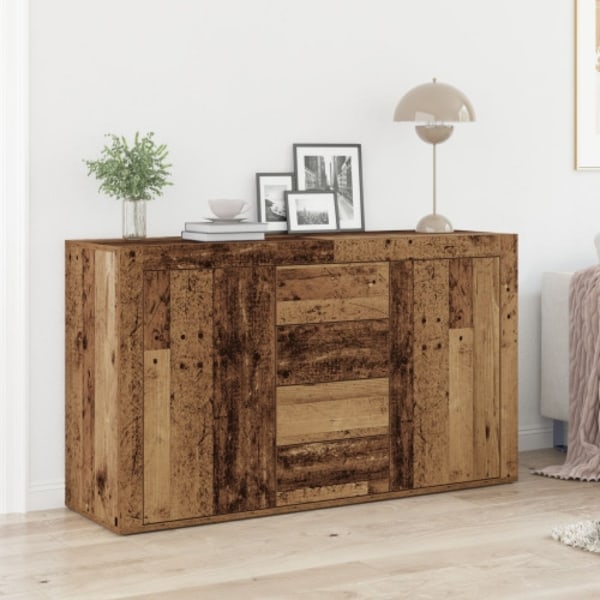 Skåp Gammalt trä Massivt återvunnet trä 120 x 36 x 69 cm