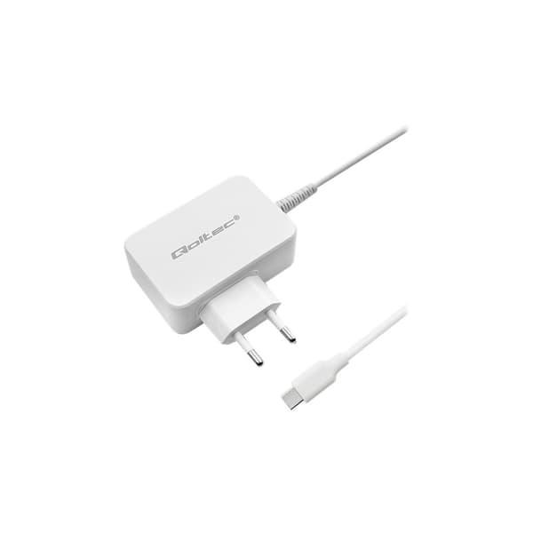 Qoltec strömadapter - USB-C - 65 watt
