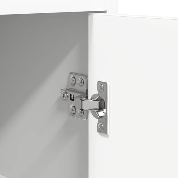 Sängbord Vit 40 x 30 x 60 cm Konstruerat trä
