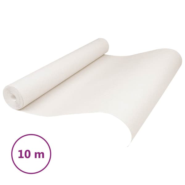 3D Solid Tapet Randig Ljusbrun 10 x 0,53 m Non-woven tyg