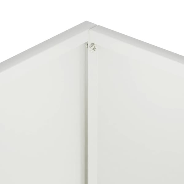 Trädgårdsplanterare Vit 50 x 30 x 40 cm Kallvalsat stål