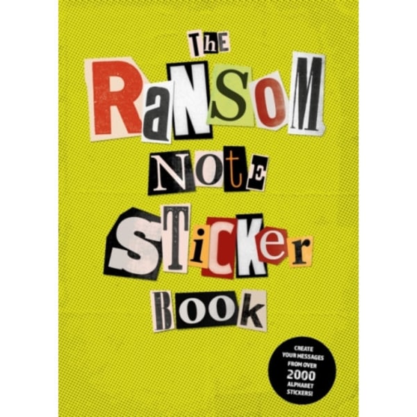 The Ransom Note Sticker Book (häftad, eng)