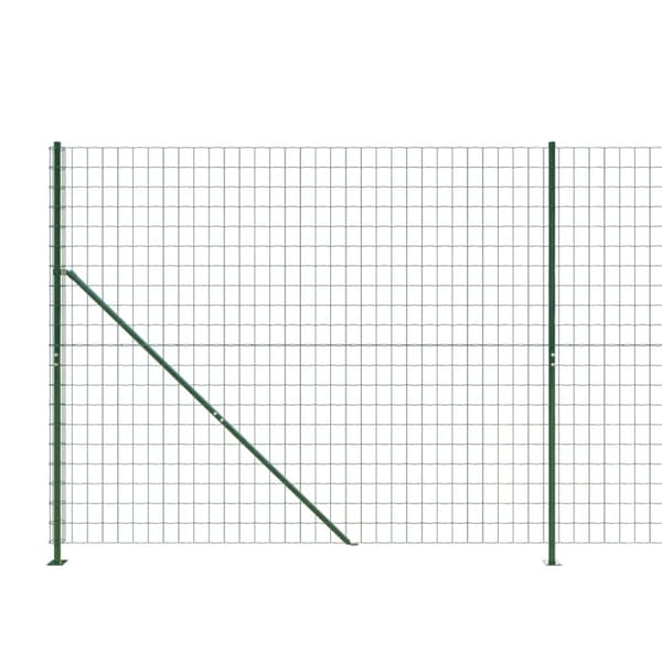 Stängsel med stolpsko grön 1,6x25 m