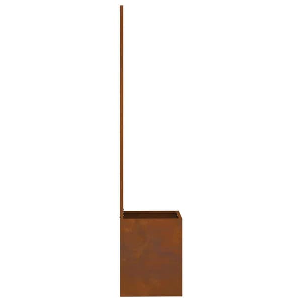 Trädgårds integritetsskärm Rostig 32 x 150 cm cortenstål