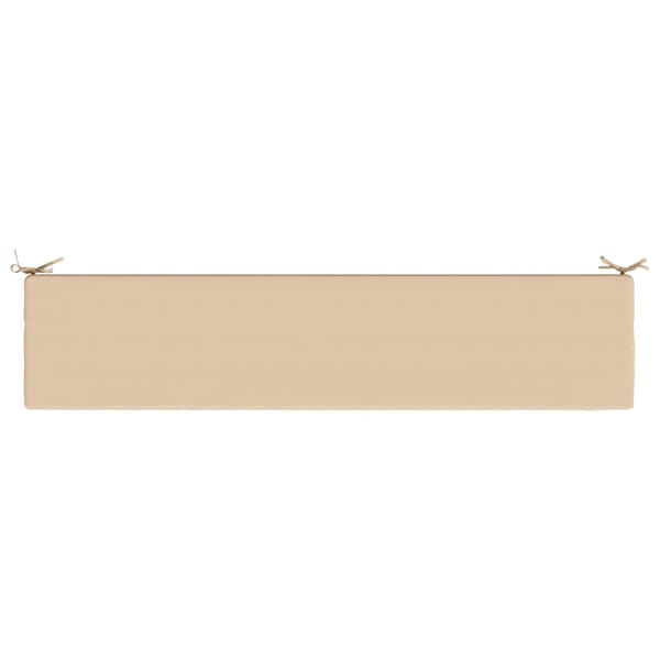 Bänk kudde SOEST 100% Polyester Gräddvit 200 x 40 x 5 cm