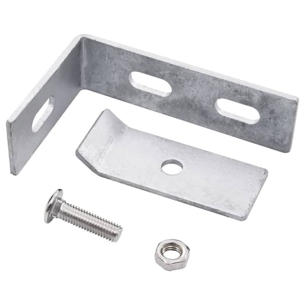 Hörnkoppling 10 set silver