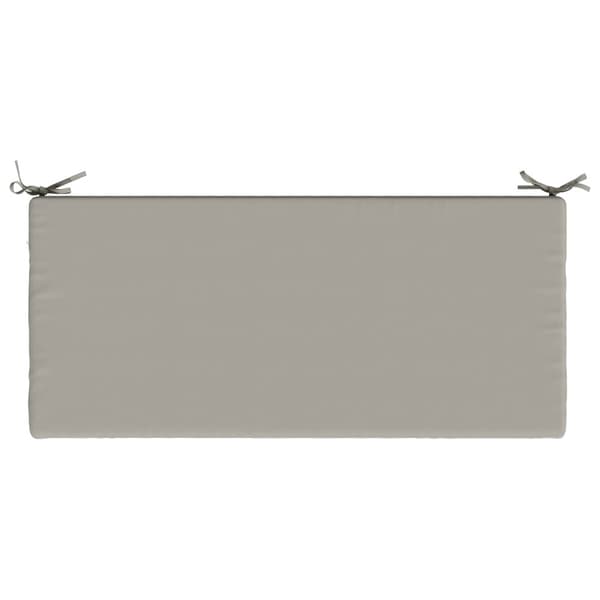 Bänk kudde SOEST 100% Polyester Grå 120 x 50 x 5 cm